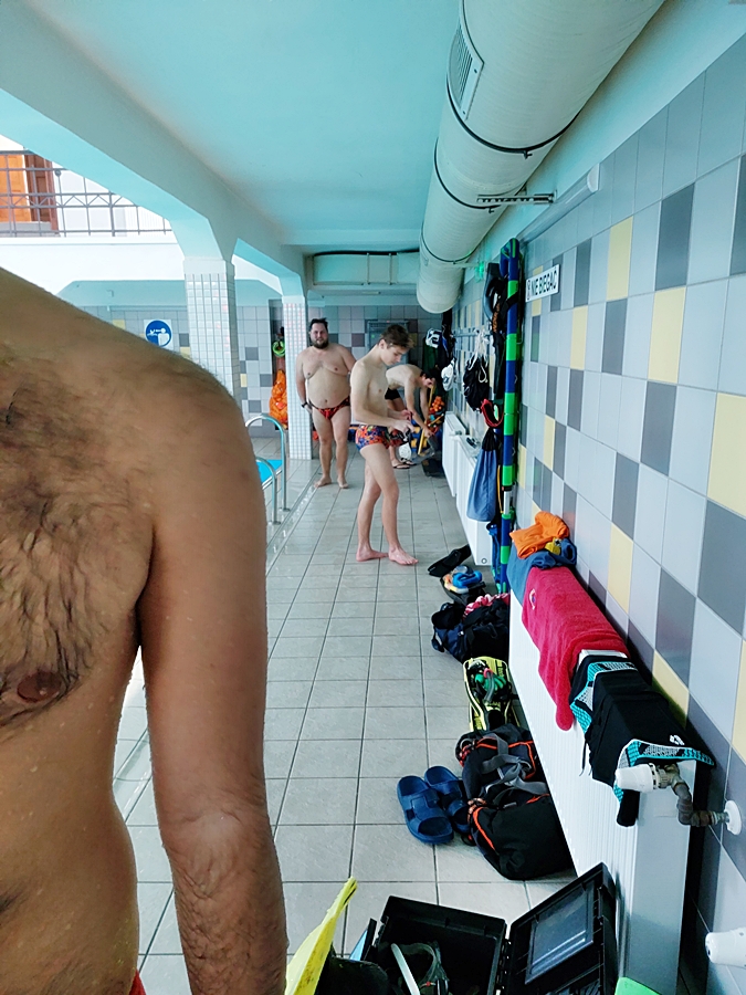 Hokej pod wodą Walenie Siemianowice Śląskie Trening 11 I 2025